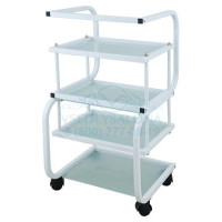 Столик косметологический (металл/стекло) - н01