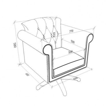 Парикмахерское кресло Demure