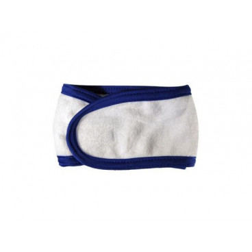 Повязка для волос махровая на липучке 1 шт