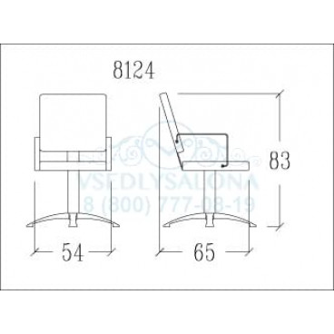 Кресло парикмахерское ANOUK