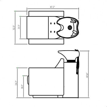 Мужская мойка барбер &quot;Otto&quot;