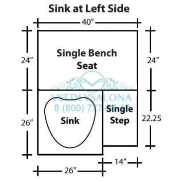 Педикюрное спа кресло GS Selena 