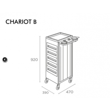 Тележка парикмахерская &quot;CHARIOT B&quot;