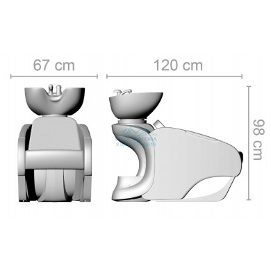 Мойка парикмахерская SKID VIBRO MASSAGE