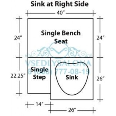 Педикюрное спа кресло GS Selena 