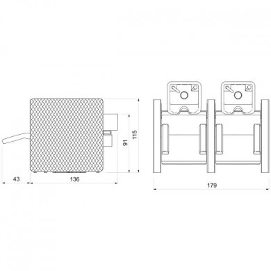Парикмахерская мойка &quot;VIP LOUNGE 2P&quot;