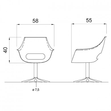 Кресло парикмахерское &quot;CLARA&quot;